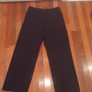 High waisted striped pants